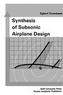 Synthesis of Subsonic Airplane Design