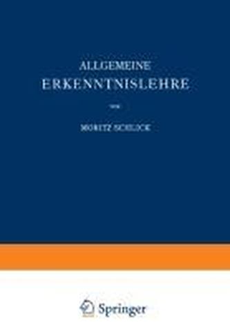 Allgemeine Erkenntnislehre