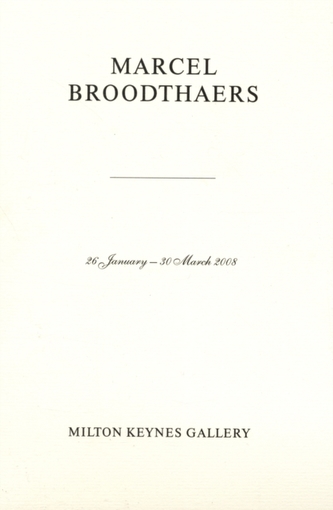 Marcel Broodthaers