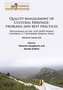 Quality Management of Cultural Heritage: problems and best practices