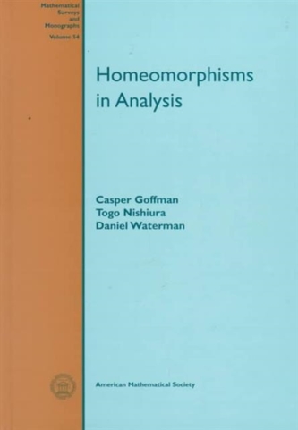 Homeomorphisms In Analysis