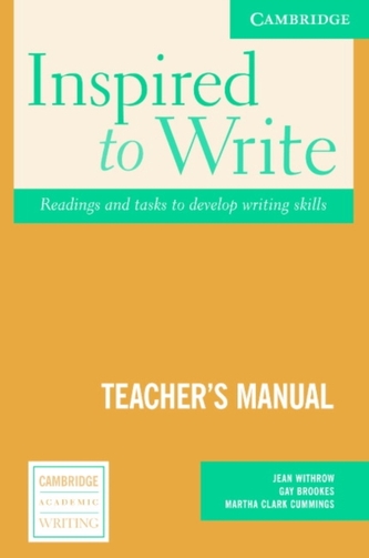 Inspired to Write Teacher's Manual