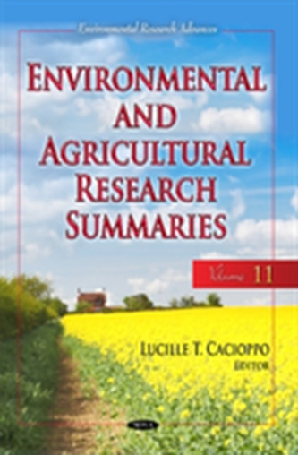 Environmental & Agricultural Research Summaries (with Biographical Sketches)