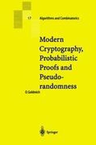 Modern Cryptography, Probabilistic Proofs and Pseudorandomness