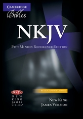 NKJV Pitt Minion Reference Edition NK444:XR black calf split leather