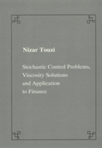 Stochastic control problems, viscosity solutions and application to finance