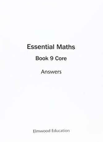 Essential Maths 9 Core Answers