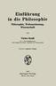 Einfuhrung in Die Philosophie