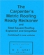 Carpenter's Metric Roofing Ready Reckoner