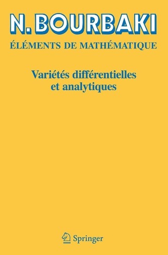 Varietes Differentielles ET Analytiques