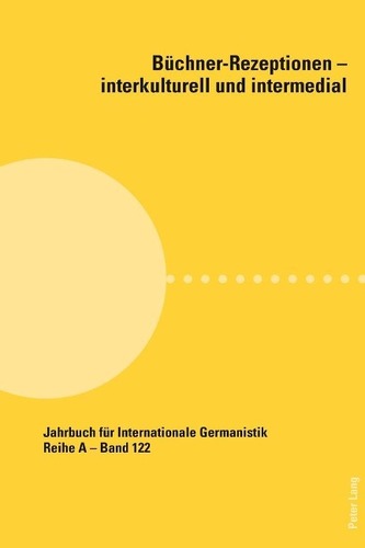 Buechner-Rezeptionen - interkulturell und intermedial