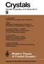 Modern Theory of Crystal Growth I