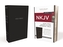 NKJV, Reference Bible, Center-Column Giant Print, Leather-Look, Black, Red Letter Edition, Comfort Print