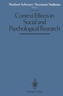 Context Effects in Social and Psychological Research