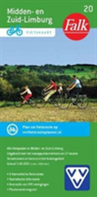 MIDDENEN ZUIDLIMBURG 20 CYCLE MAP
