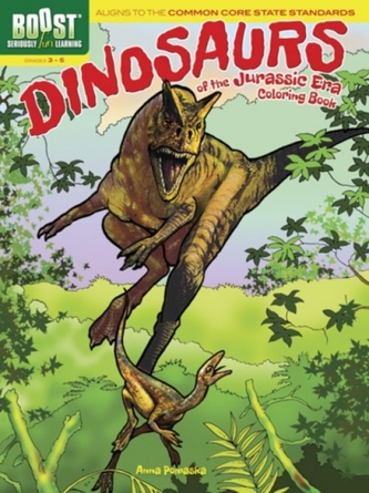 BOOST Dinosaurs of the Jurassic Era Coloring Book
