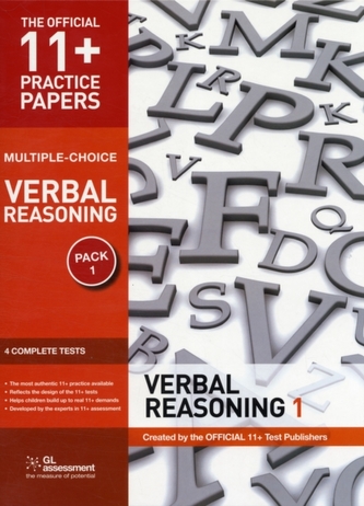 11+ Practice Papers, Verbal Reasoning Pack 1, Multiple Choice