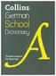 Collins German School Dictionary