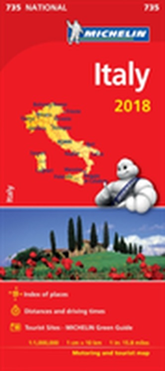 Italy 2018 National Map 735