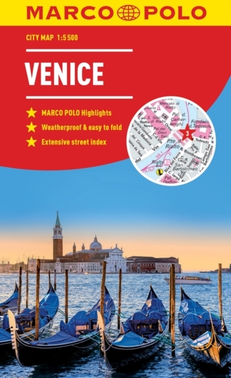 Venice Marco Polo City Map 2018 - pocket size, easy fold, Venice street map