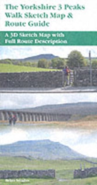 The Yorkshire 3 Peaks,Sketch Map & Route Guide Walk