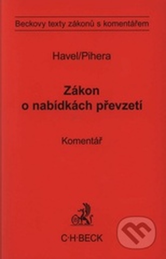 Zákon o nabídkách převzetí. Komentář