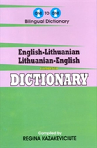 English-Lithuanian & Lithuanian-English One-to-One Dictionary