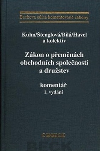 Zákon o přeměnách obchodních společností a družstev. Komentář