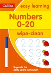  Numbers 0-20 Age 3-5 Wipe Clean Activity Book