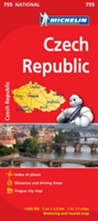Czechia - Michelin National Map 755