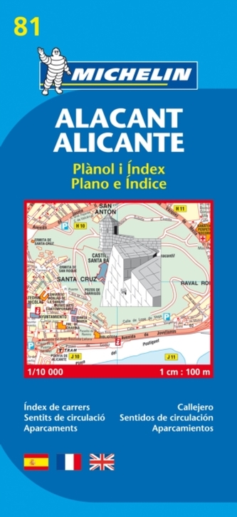 Alicante - Michelin City Plan 81