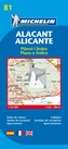 Alicante - Michelin City Plan 81