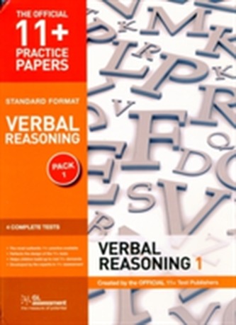 11+ Practice Papers, Verbal Reasoning Pack 1, Standard Format
