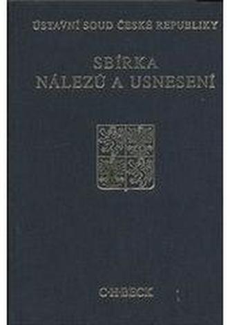Sbírka nálezů a usnesení ÚS ČR - sv. 52 (vč. CD)