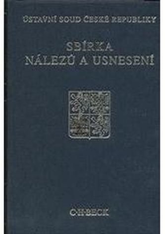 Sbírka nálezů a usnesení ÚS ČR, svazek 54