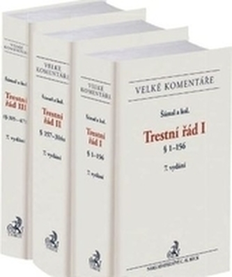 Trestní řád - komplet  I+II+III