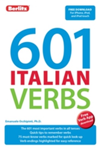Berlitz 601 Verb Book: Italian