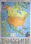 The Daily Telegraph North America Political Wall Map
