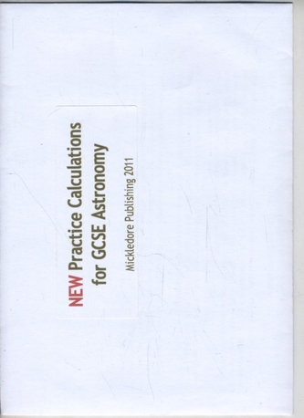 New Practice Calculations for GCSE Astronomy