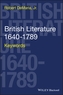 British Literature 1640-1789