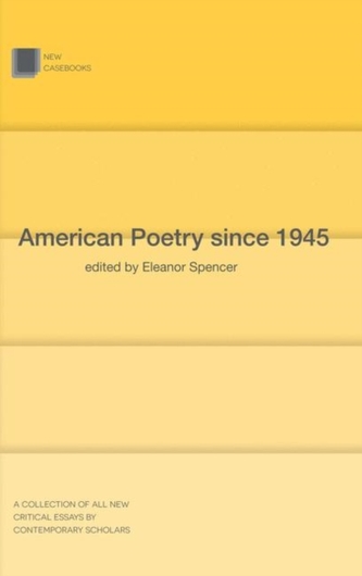 American Poetry since 1945