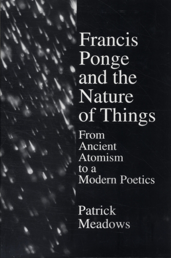 Francis Ponge Nature Of Things