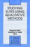Studying Elites Using Qualitative Methods