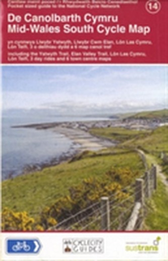 Mid Wales South Cycle Map