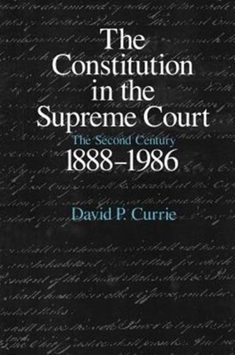 The Constitution in the Supreme Court