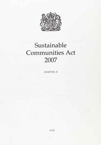 Sustainable Communities Act 2007