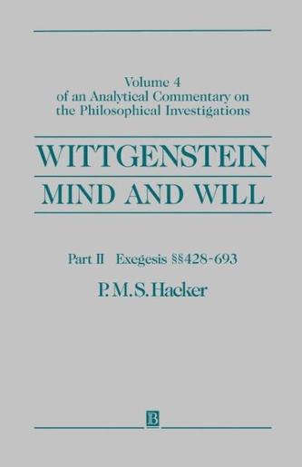 Wittgenstein - Mind and Will