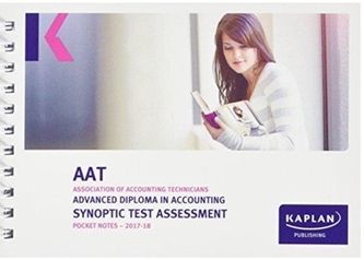 Advanced Diploma in Accounting Synoptic Test Assessment - Pocket Notes