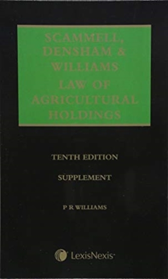 SCAMMELL DENSHAM WILLIAMS LAW OF AGRICUL