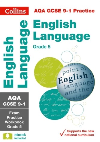 AQA GCSE 9-1 English Language Exam Practice Workbook for grade 5